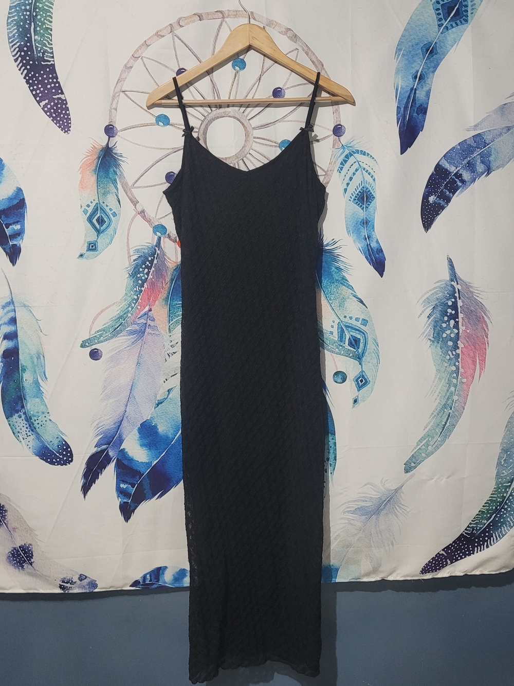 Black Slip Maxi Dress - Classic Women's Evening Dress
